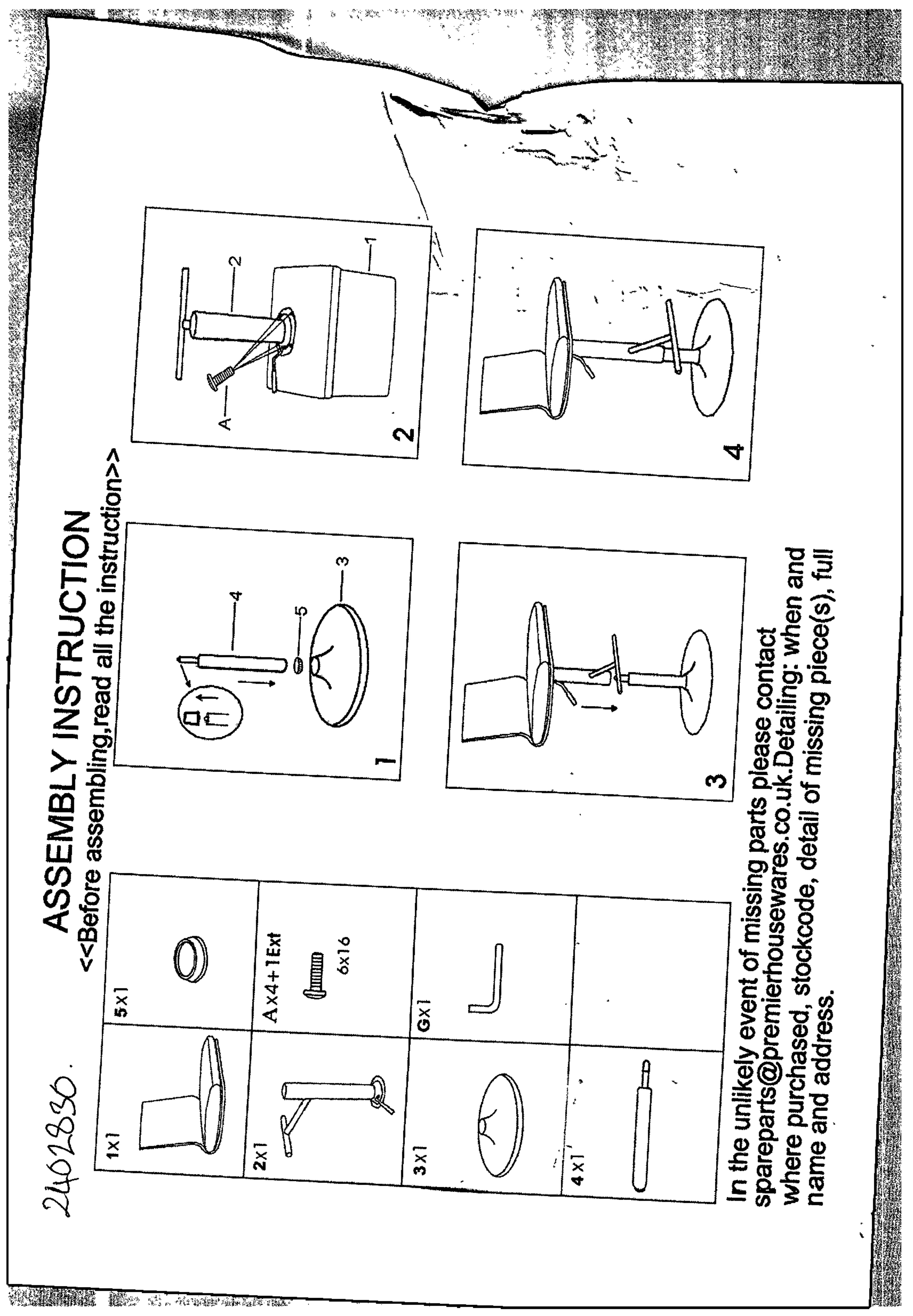 Bourton Walnut Brown Wood & White Bar Stool
